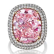 The Sweet Josephine, a cushion-shaped Fancy Vivid Pink diamond, 16.08 carats; Sold for $28,523,925 in 2015