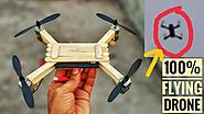 How to Make Drone at Home (Quadcopter) | Homemade DJI Mavic Drone