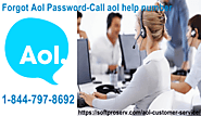 Forgot Aol Password-Call Aol Help Number 1-844-797-8692