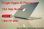 Forget Apple ID Password-Help Number 1-844-797-8692