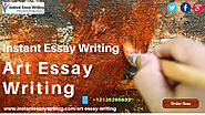 Are you Afraid of Art Essay Writing and need help ?