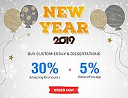 Biggest New Year Deal Flat 35% off on Online Essay Writing Services