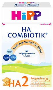 Hipp (HA2) Hypoallergenic Formula Combiotic Milk Stage 2( 6 months+) 500G