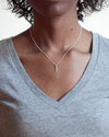 Layering Necklaces, Small Bar Necklace, Delicate Necklace, Delicate Jewelry, Layered Short, Silver Bar Necklace, Dain...
