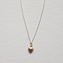 Layered Necklace, Dainty Necklace, Tiny Necklace, Heart Necklace, Minimalistic Necklace, Puff Heart Necklace, Layerin...