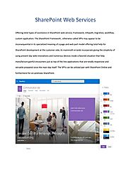 SharePoint Web Service 2013, 2017, 2019 by Veelead Solutions - Issuu