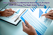 How Technical, Fundamental And Industry Analysis Help In Finding The Right Stock To Buy?