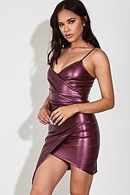 Xena Dress- Wine Leather