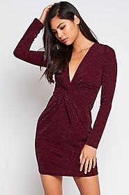 Twisted Sparkly Dress