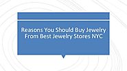 Diamond Jewelry Stores NYC