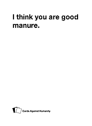 "I think you are good manure." (1065)