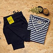 Nautical Stripe Tshirt & TracksNautical Stripe Tshirt & Tracks – GaadlawalaGarage