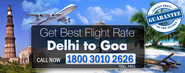 Flights Delhi Goa