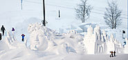 Snow Festival Show in Kiruna Sweden