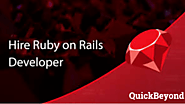 Ruby On Rails Development Company | Hire Ruby on Rails Developers | Quickbeyond