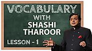 Learn English with Shashi Tharoor