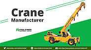 Farm- A Reputable Name of leading Top Crane Manufacturer in India