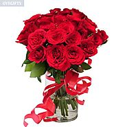 Send Roses Bouquet Online - OyeGifts