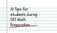 Tips for Student During SAT Math Preparation 2019