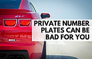 Private Number Plates Can be Bad for You - Motor's War
