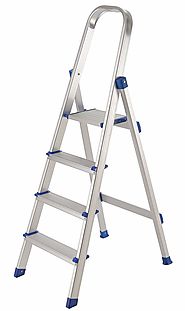 EQUAL Heavy Duty Step Ladder | 4 Step Ladder | Home Step Ladder