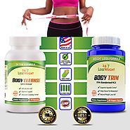 FULL SYSTEM 24 / 7 Lose Weight BODY CLEANSE AND BODY TRIM - Free Shipping