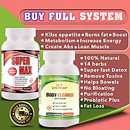 FULL SYSTEM 24 / 7 Lose Weight BODY CLEANSE AND SUPERMAX - Free Shipping