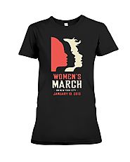 2019 Women's March New York City T-Shirt Premium Fit Ladies Tee