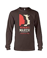 Women's March 2019 Rochester NY T Shirt Long Sleeve Tee