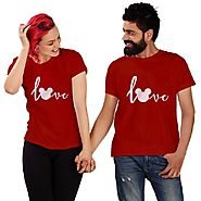 Buy Printed Couple T-shirts Online India- Beyoung