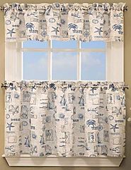 Stylish Kitchen Window Drapes