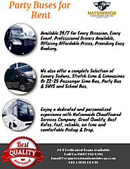 Party Buses for Rent