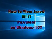 How to View Saved Wi-Fi Password (Network Security Key) in Windows 10 - NBC Security