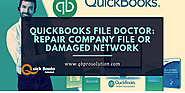 Quickbooks File Doctor: Repair Company File and Damaged Network USA