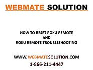 How to reset Roku remote