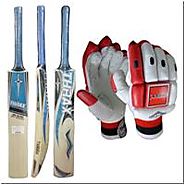 Thrax Blade English Willow Cricket Bat AND THRAX NEO 11 Cricket Batting Gloves White Black and Red - Buy Thrax Blade ...