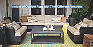 Verities of Outdoor Rugs with Their Different Functions