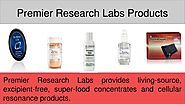Authorized Distributor Of Premier Research Labs Products