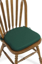 Indoor/outdoor 16"w Contoured Dining Chair Cushion, 2"Hx16"Wx15"D, FOREST GREEN SN