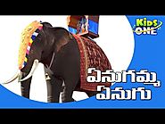 Enugamma Enugu Telugu Rhymes | Elephant 3D Animation Telugu Rhymes for Children | KidsOne Telugu