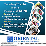 BTTM - Bachelor of Travel & Tourism Management