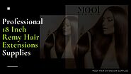 Professional 18-inch Remy Hair Extensions by Mooi hair extension supplies