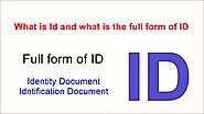 What is ID, what is the full form of ID - Apsole