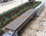 Công trình làm ghế gỗ nhựa ngoài trời cho chung cư tại Hà Nội