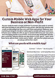 Custom Apps Builder Albany NY
