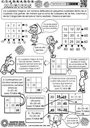 Cuadrados mágicos (introducción) | Cuarto | Pinterest | Math, Mathematics and Teaching math