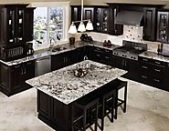 Black Kitchen Cabinets with Black Countertops | Aspen Cabinet