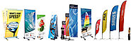 Sturdy And Weather-Resistant Outdoor Banner Stand | Eye-Catching Display