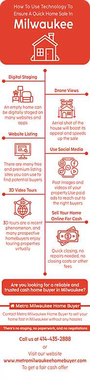 Infographics: Cool Technology You Can Use To Sell Your House Fast In Milwaukee