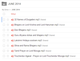 JUNE 2014 - Click here to see all the tracks
